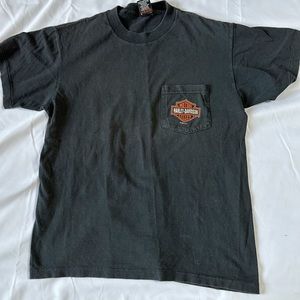 Taku Harley Davidson 1980s Vintage T-Shirt Size Medium